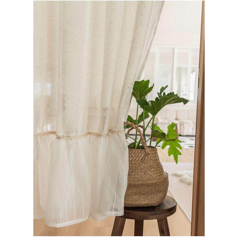 日式小清新挂帘半帘布帘厨房门帘隔断窗亚麻纱门帘隔断布艺小窗帘,居家布艺,门帘,淘宝优惠券,粉丝福利购,淘宝优惠卷