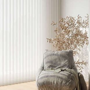 卡慕昂电动垂直帘竖百叶窗帘办公室客厅卧室阳台遮阳光垂帘隔断帘