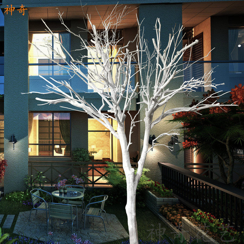 仿真枯树大型造型干枝真树店面道具许愿树爬树树假树干枝新疆包邮