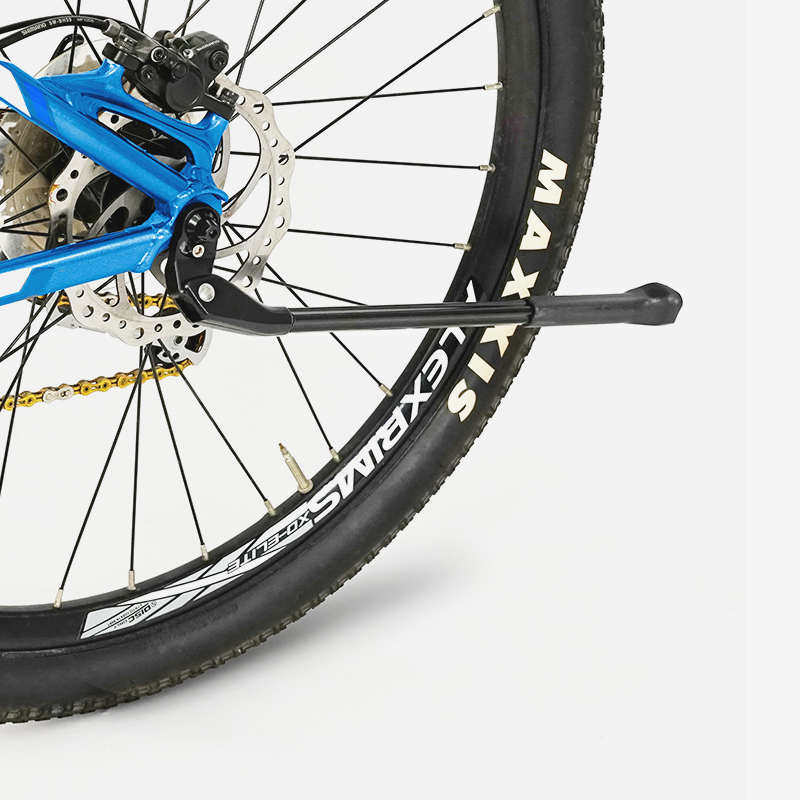 山地公路自行车花鼓快拆杆通用脚撑 车梯子配件 铝合金停车支架