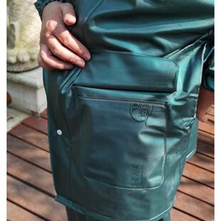 软牛筋海胶雨衣雨裤套装分体透气户外工程农业渔业加大加厚防暴雨