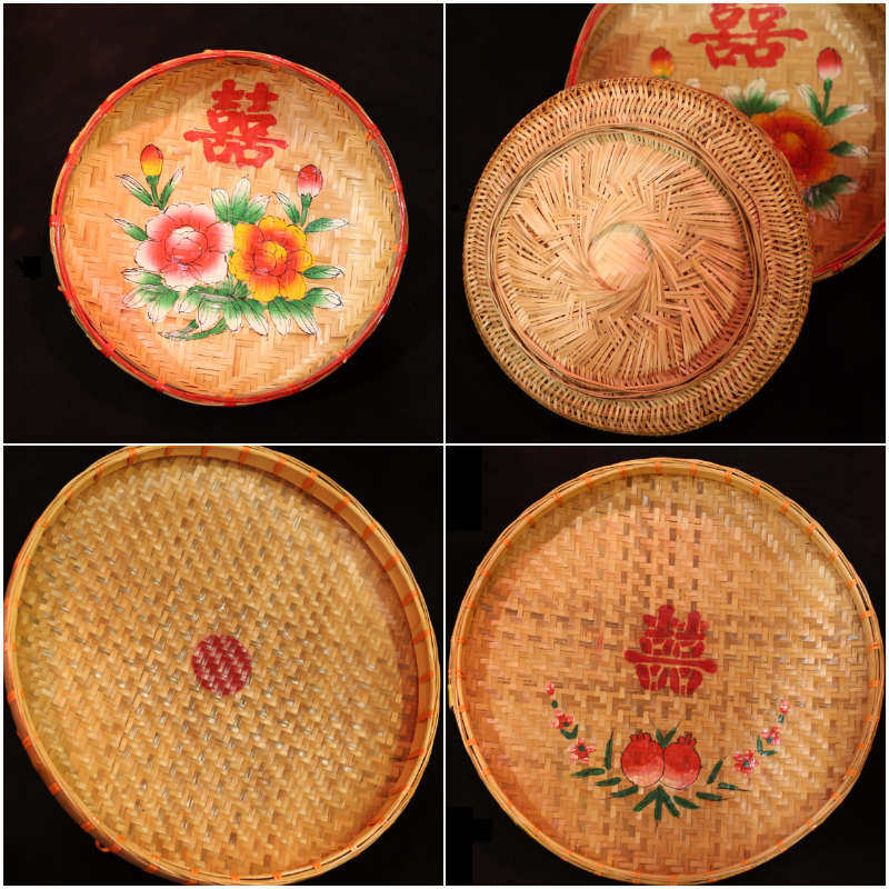 婚庆用品大全潮汕纯手工竹结婚箶胡花园竹嫁娶竹编家用出新疆包邮