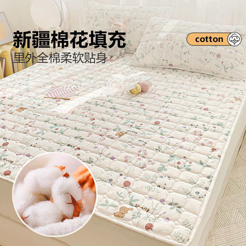 床垫上面铺的全棉褥子家用防滑床单学生100纯棉床褥垫被四季通用,床上用品,床垫/床褥/床护垫/榻榻米床垫,淘宝优惠券,粉丝福利购,淘宝优惠卷
