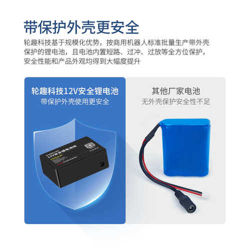 12V锂电池组E353S大容量5300mah带磁吸底座固定18650电芯亿纬锂