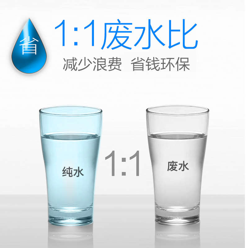反渗透ro膜 1:1滤芯纯水机家用50G/75G/100G加伦通用净水配件滤