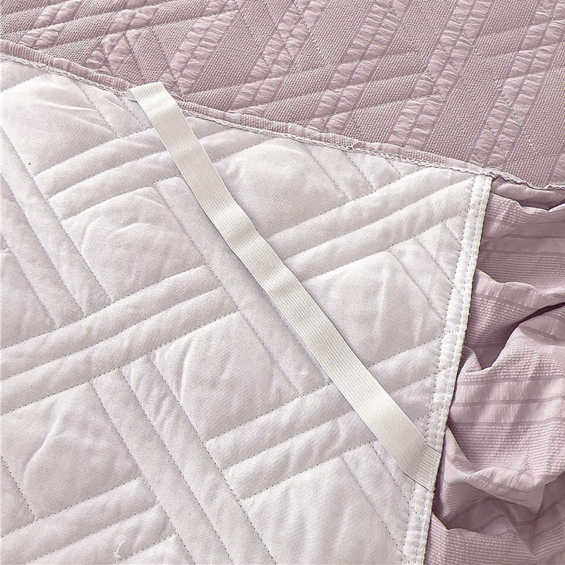 公主风亲肤夹棉床裙单件2025新款花边纯色床罩防尘遮丑床笠带裙边,床上用品,床裙,淘宝优惠券,粉丝福利购,淘宝优惠卷