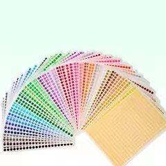 汉唐圆点不干胶A4艾利取圆点空白口粘性贴纸标签防水纸自10mm贴纸