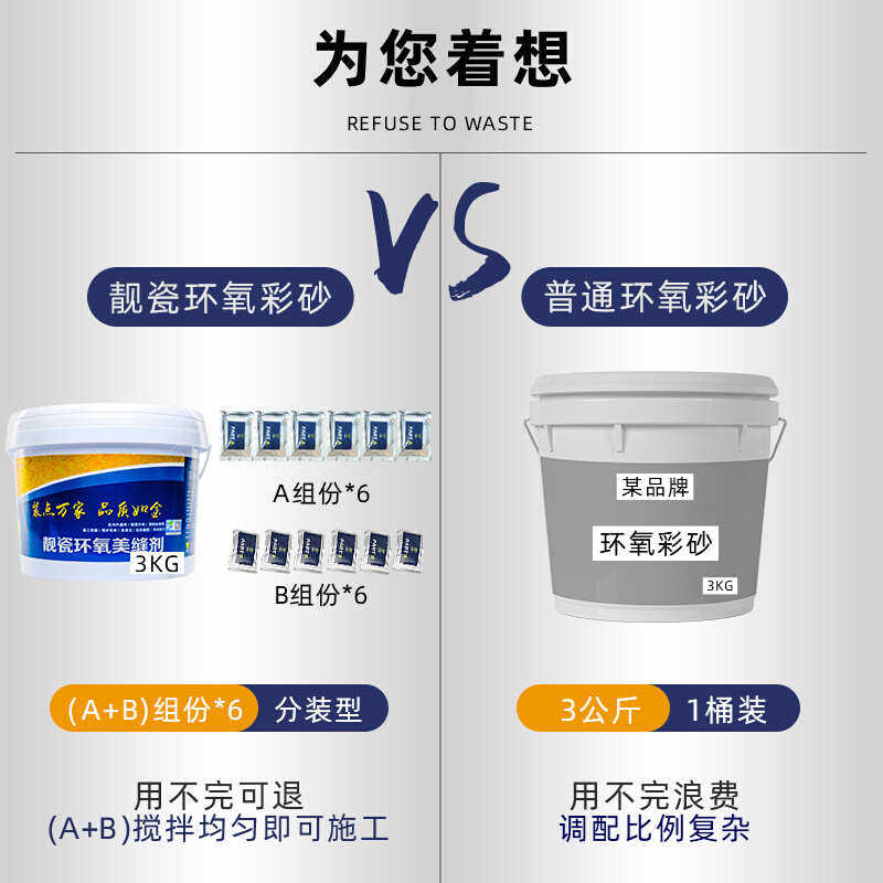 帝斯固水性环氧彩砂哑光美缝剂瓷砖地砖专用防水填勾缝剂施工工具,基础建材,勾缝剂,淘宝优惠券,粉丝福利购,淘宝优惠卷