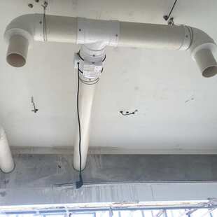 顶格4寸斜流增压圆形管道风机100/110PVC静音排换气扇强力送抽风