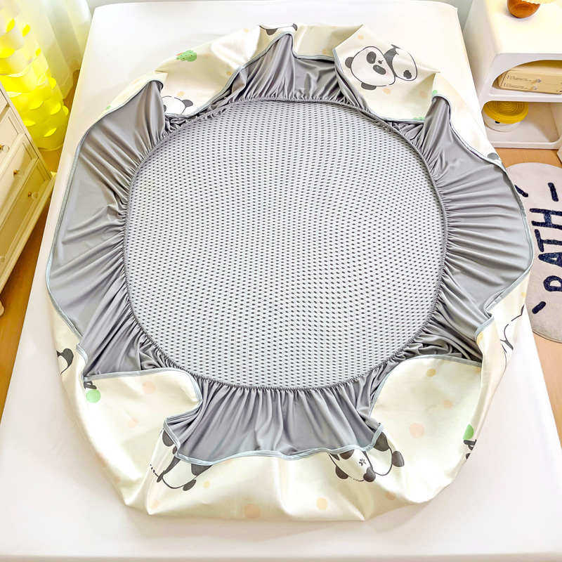 夏天冰丝凉席儿童床135X200X220cm笠120X190X150X90罩*榻榻米