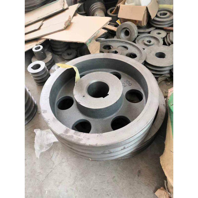 皮带轮C型3槽4皮带轮破碎机槽马达铸铁盘电机槽皮带轮皮带5