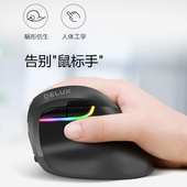 多彩m618mini人体工学鼠标小手专用女生可爱垂直立式 手握静音充电
