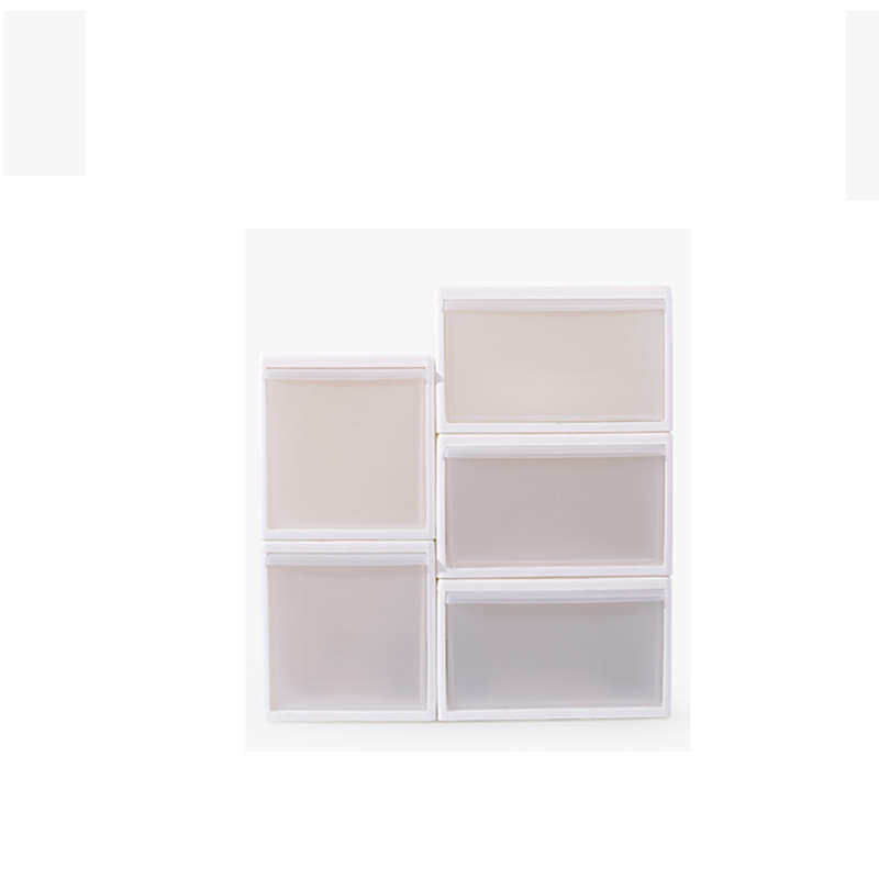 抽屉式收纳柜收纳箱塑料整理箱单层叠加抽屉组合柜储物夹缝柜衣柜