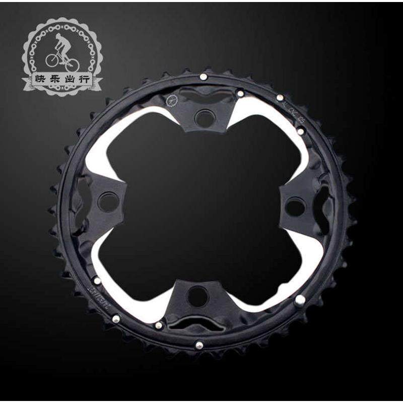 山地车自行车10速 牙盘修补盘片42T齿片盘片黑色104BCD适用于M610
