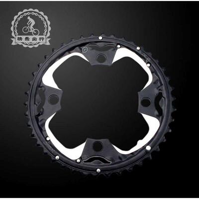 山地车自行车10速 牙盘修补盘片42T齿片盘片黑色104BCD适用于M610