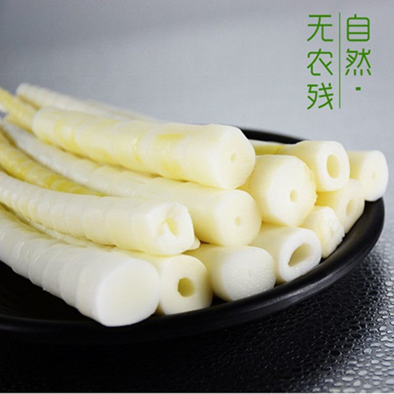 野山笋尖500g 野生清水小竹笋农家新鲜春笋子农家罗汉笋丝6袋包邮