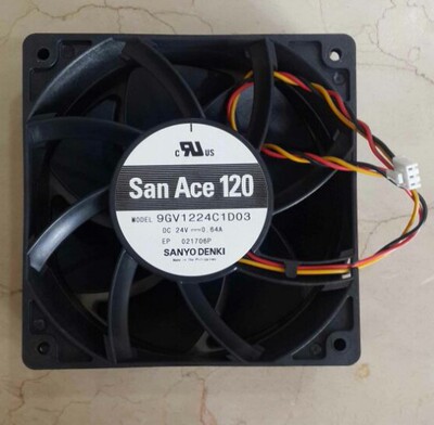 9GV1224C1D03 SANACE120 DC24V 0.64A 原装正品三洋SANYO设备风扇