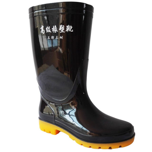 Chaussures - bottes caoutchouc homme pour hiver - semelle tendon - Ref 972328 Image 4