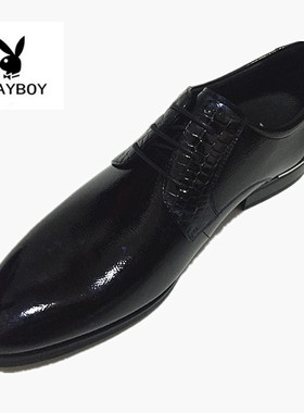 花花公子男鞋新款英伦商务正装男士亮皮鞋婚鞋8311-201340 201341