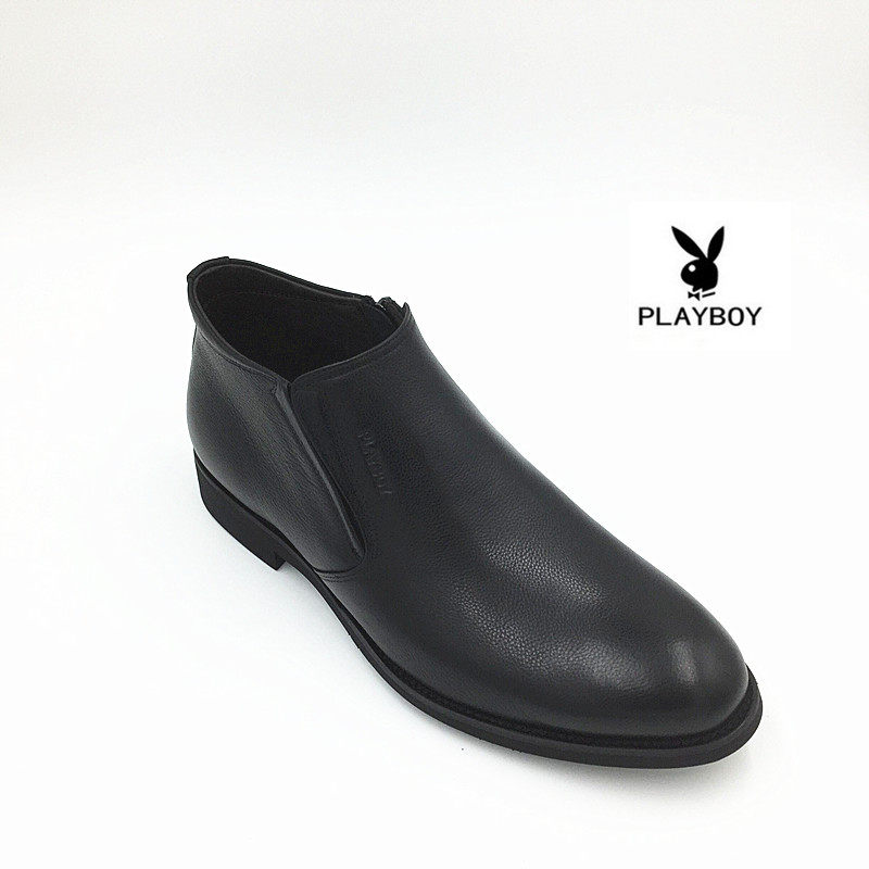 花花公子男鞋秋冬新款正装双层皮商务正装英伦皮鞋8515-513922-4