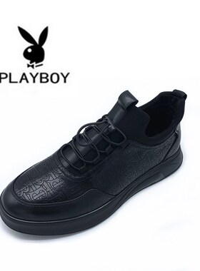 花花公子男鞋2020冬季新款保暖加绒保暖休闲鞋驾车鞋男PA49411072