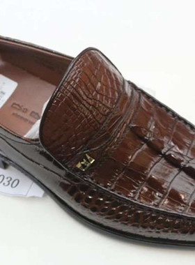 花花公子男鞋高档绅士商务休闲鳄鱼皮鞋单鞋子1551-211029 211030
