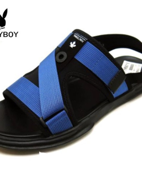 花花公子男鞋潮流沙滩鞋男韩版休闲牛皮凉拖鞋8233-381029 381030