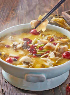 新款主题餐厅川菜个性菜盘大号酸菜水煮鱼毛血旺陶瓷商用复古汤碗