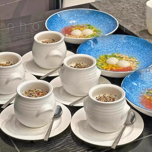 老北京酸奶陶瓷罐焦糖布丁瓶个性凉菜调料盅慕斯杯烘培具创意餐具