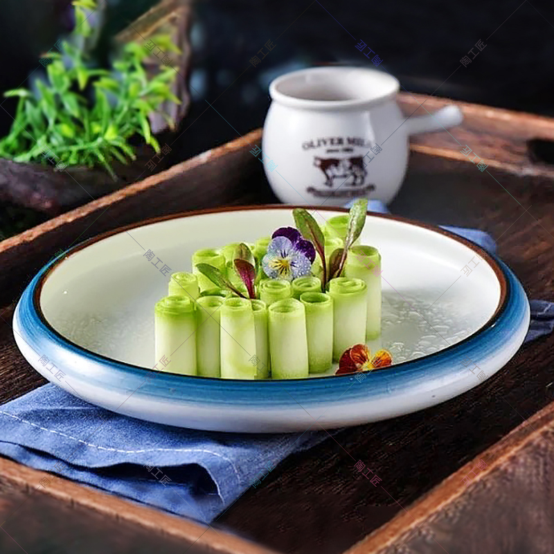 大气圆碗明档菜品小炒酒店餐具