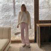 KERNEL 高克重加绒加厚松紧抽绳休闲卫裤 COSMOS 冬日甜奶酪