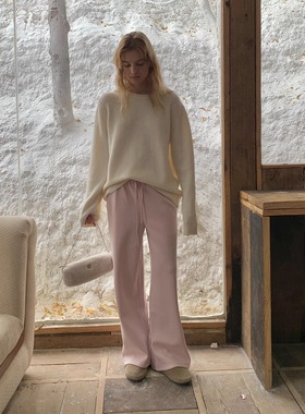 KERNEL COSMOS  冬日甜奶酪 高克重加绒加厚松紧抽绳休闲卫裤