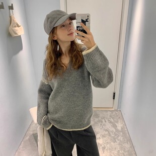 冬日北欧感手工粗针提花纯羊毛套头毛衣 银松森林 KERNEL COSMOS