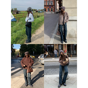 KERNEL COSMOS 温哥华蓝街 经典深蓝复古水洗休闲百搭牛仔裤