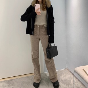 长裤 秋冬百搭灯芯绒微喇显腿长休闲裤 COSMOS蒙特橡子街 KERNEL