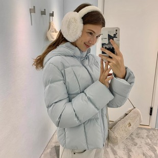 KERNEL COSMOS 挪威雪岛 可拆卸狐狸毛领连帽合身短款轻暖羽绒服