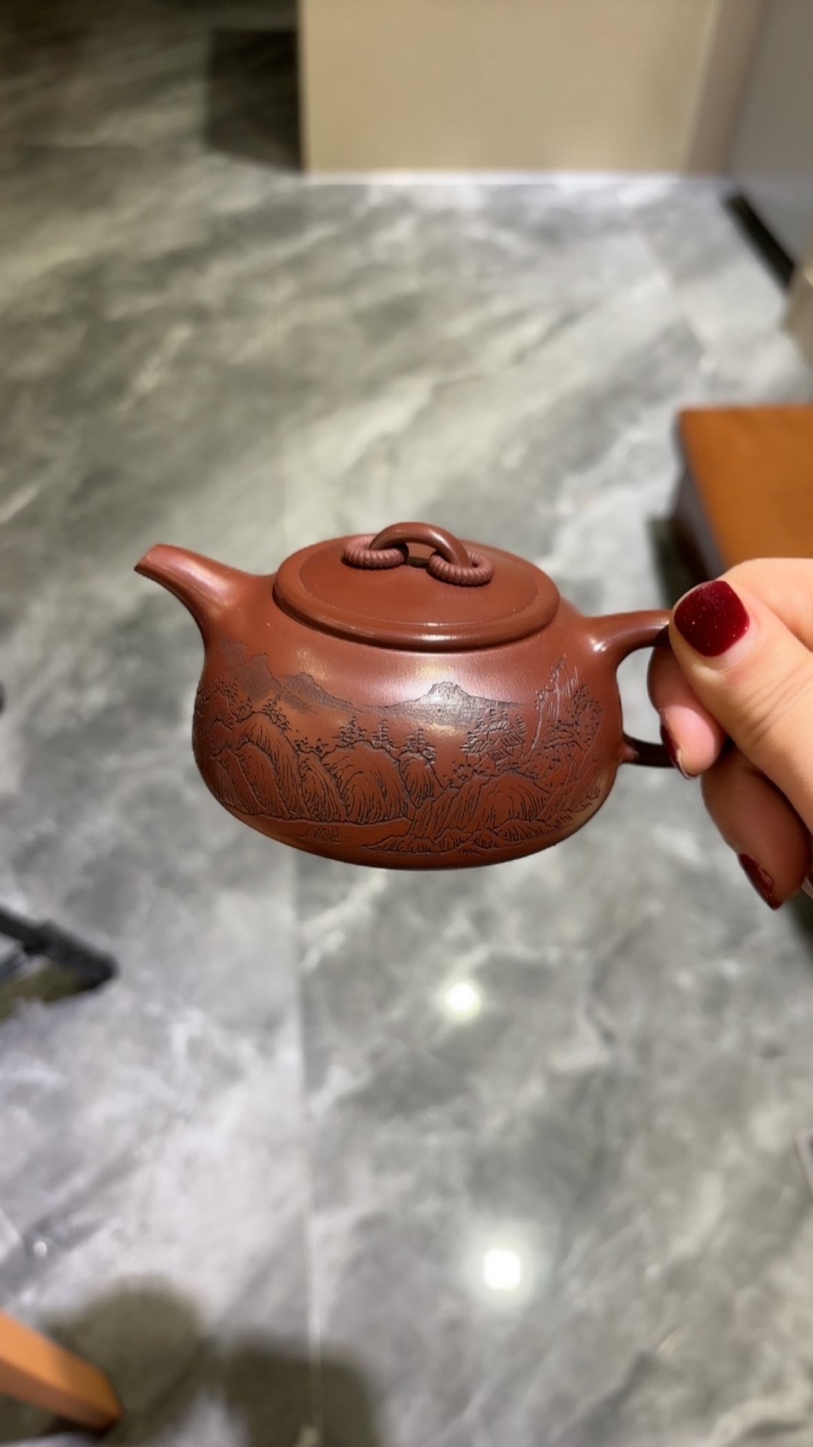 紫砂壶福利龙血砂双圈150c c