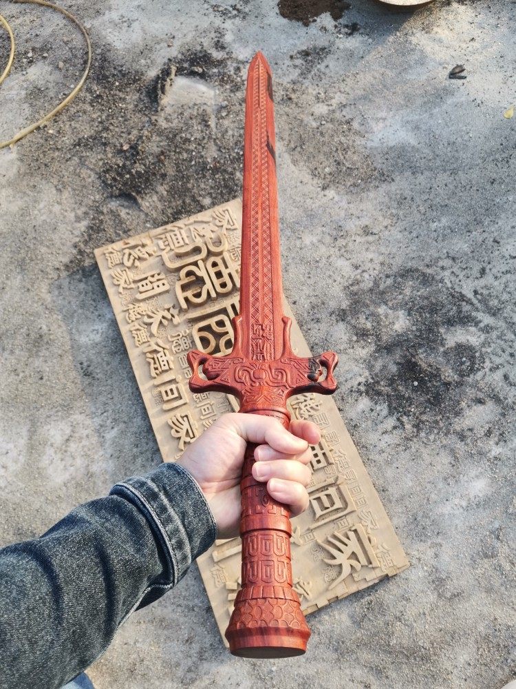 秦时明月 凌虚剑  一体血檀 动漫道具 影视实物道具 Cosplay道具