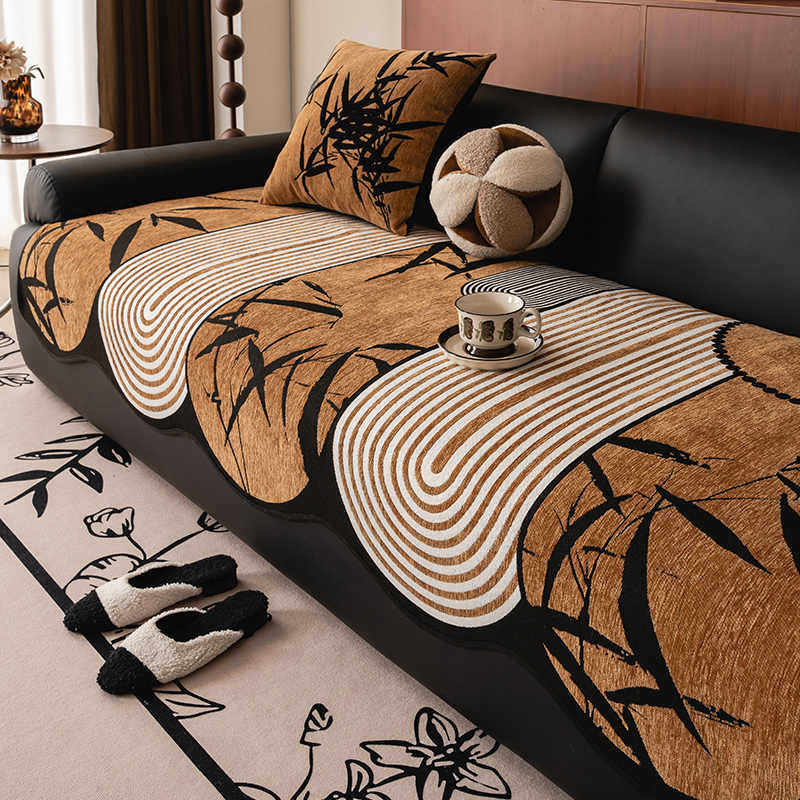 异形沙发垫四季通用2025新款沙发坐垫子防滑直排线条花盖布巾,居家布艺,沙发垫,淘宝优惠券,粉丝福利购,淘宝优惠卷