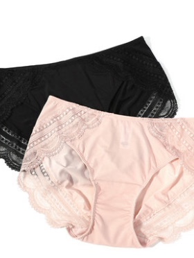 安莉芳商场同款女内裤薄款冰丝中腰三角裤E200112