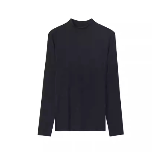 安莉芳E-BRA专柜新品半高领长袖打底秋衣暖肤衣KD00070/KL00162