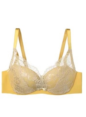 新品 安莉芳韧性BRA薄款大胸软钢圈文胸女性感蕾丝内衣EB00419