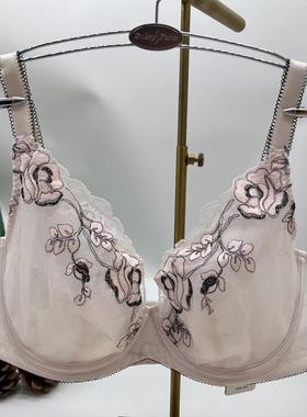 【列维斯蕾丝】安莉芳性感超薄款单层围刺绣文胸聚拢内衣EB00231