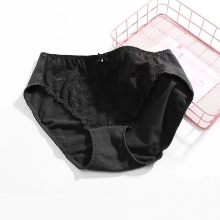 芬狄诗FB00161配套性感蕾丝内裤女棉质舒适低腰包臀三角裤F200161