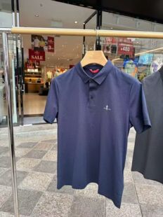 比音勒芬专柜正品2026夏季新款男士短袖polo衫休闲上衣翻领T恤