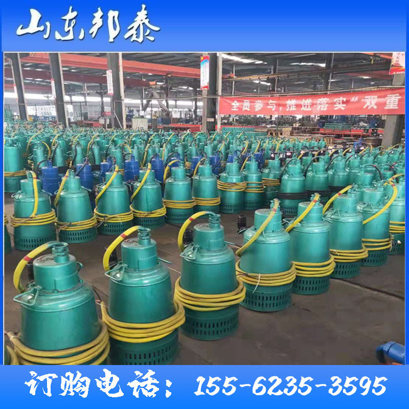 BQS55KW潜污泵球磨铸铁价格图片煤矿耐腐耐磨离心排污排沙电泵660