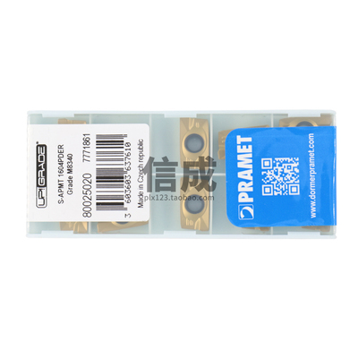 正品原装PRAMET普拉米特WCMX06T308E-45 D8330数控U钻刀片