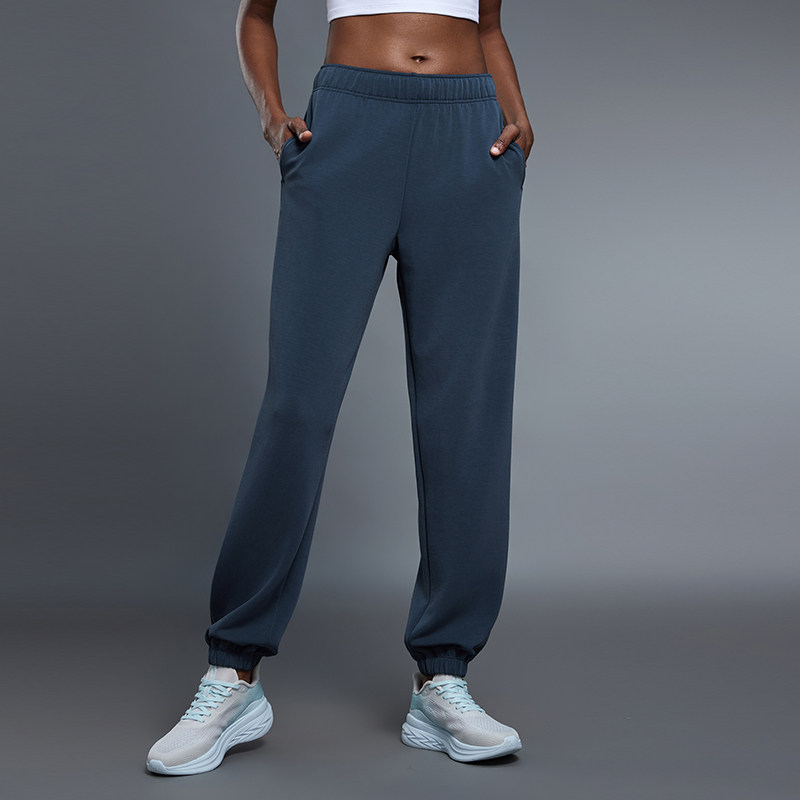 宽松束脚运动裤女士高腰修身显瘦跑步健身长裤通勤百搭休闲裤春秋