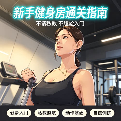 新手健身房入门指南教程无私教健身不尴尬实操教学学习资料