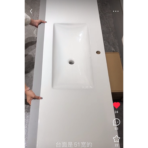 大尺寸陶瓷一体盆优等品单盆1.6米中间盆现货左盆预定可切割非标